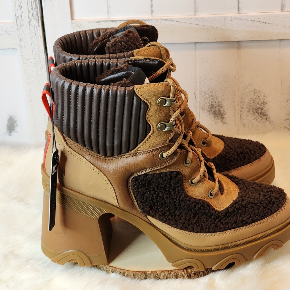 SOREL Leather Brex Waterproof Lace-up Boots - Picture 3 of 10